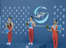 Bakıda idman gimnastikası üzrə Dünya Kubokunda ilk qaliblərin mükafatlandırma mərasimi keçirilib. Azərbaycan, 21 fevral, 2016